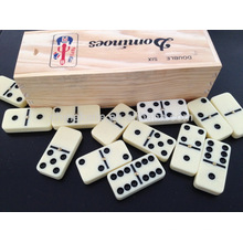 Wholesale plastic Domino With Wooden Box